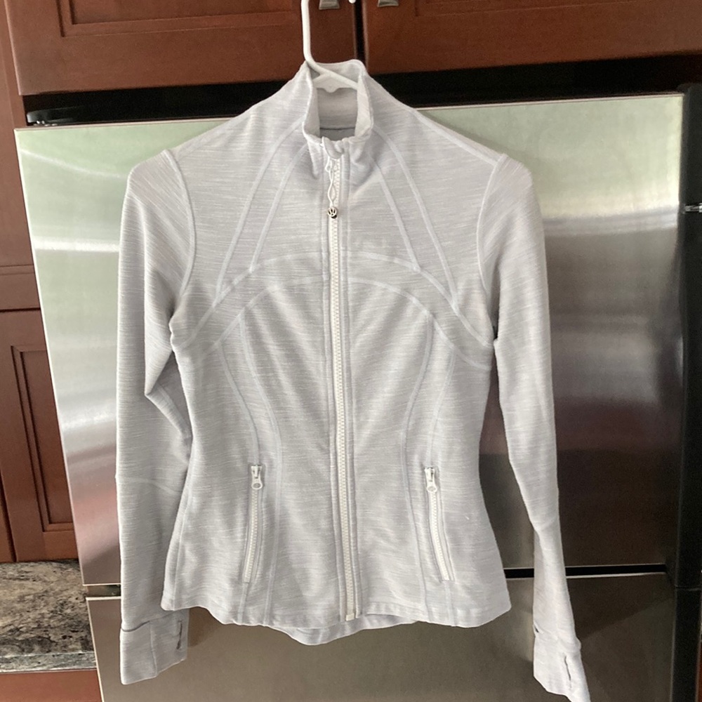 Silver Lululemon Fitted Jacket